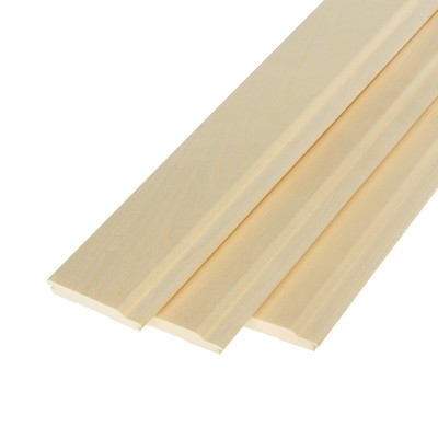 Вагонка сращённая для бани «Добропаровъ», осина, сорт А, 2700×87×16 мм, 1.91 м²