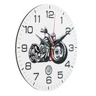 Часы настенные "Мотоцикл", плавный ход, d=24 см - Фото 3