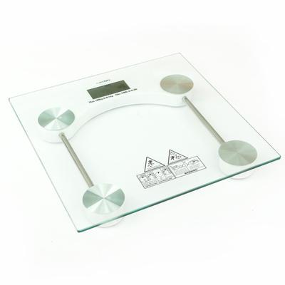 УЦЕНКА Весы напольные LuazON LVE-003, электронные, до 180 кг, 2хAAА (не в комплекте), белые