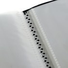 Папка 20 вкладышей А4, Сalligrata, карман на корешке, 600 мкм, 15 мм черная - Фото 5