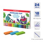 Пластилин 24 цвета, 432 г, Erich Krause, со стеком, в картонной упаковке 6633954 - фото 9199975