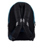 Рюкзак молодёжный, 44×30×17 см, эргономичная спинка, Calligrata К «Геометрия», синий - фото 118962613