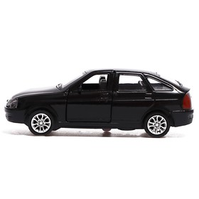 

Машина металлическая LADA Priora, открываются двери, инерция, цвет чёрный