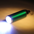 Фонарик 1 светодиод на кольце 5 х 1,5 см, зеленый - Фото 3