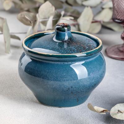 Горшочек для запекания Хорекс Blu reattivo, 500 мл, фарфор, синий