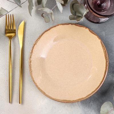 Тарелка Crema cristallina, d=20 см, h=2 см