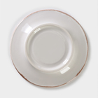 Чайная пара фарфоровая Punto bianca, 2 предмета: чашка 200 мл, блюдце d=15,5 см - фото 4321503