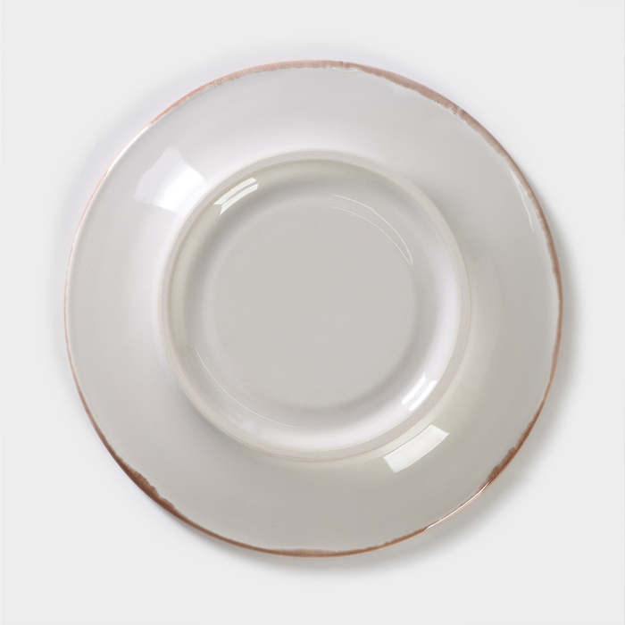 Чайная пара фарфоровая Punto bianca, 2 предмета: чашка 200 мл, блюдце d=15,5 см - фото 1905755740