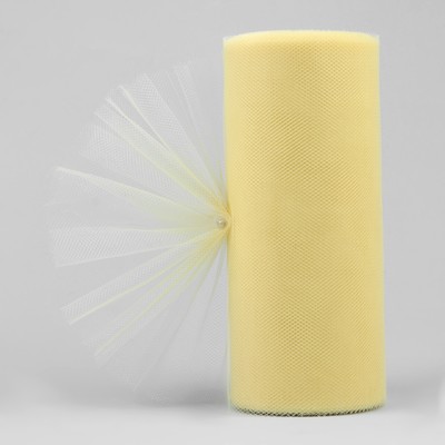 Фатин, 15 см, 23 ± 1 м, 11 ± 1 г/м², цвет жёлтый №25