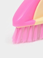 Щётка утюжок для уборки Доляна, с ручкой, пластик, хозяйственная, 17×6×8.5 см, МИКС 5531375