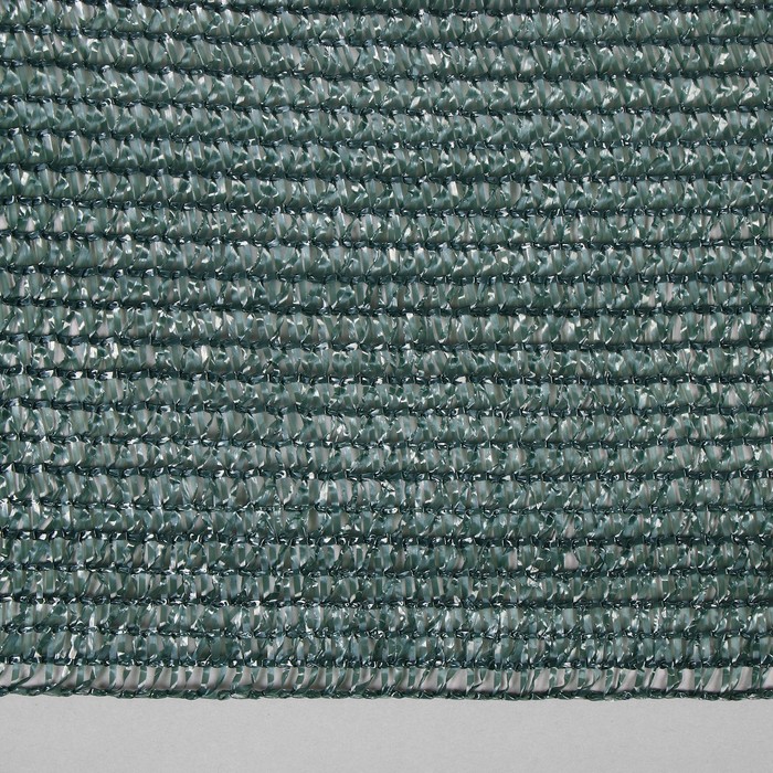 Сетка затеняющая, 10 × 2 м, плотность 80 г/м², зелёная, в наборе 25 клипс - фото 1908663661