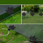 Клипса садовая «Кленовый лист» для крепления теневой сетки, пластиковая, чёрная - Фото 5