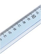 Линейка пластиковая Calligrata, 30 см, прозрачная, МИКС - Фото 2