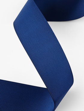 Лента репсовая, 40 мм, 23±1 м, тёмно-синяя №38