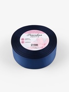 Лента репсовая, 40 мм, 23±1 м, тёмно-синяя №38 - Фото 4