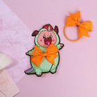 Резинка бант для волос «Мопс» - Фото 1