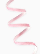 Лента бархатная, 6 мм, 18±1 м, розовая №02 - Фото 2