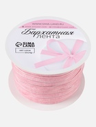 Лента бархатная, 6 мм, 18±1 м, розовая №02 - Фото 4