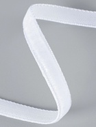 Лента бархатная, 6 мм, 18±1 м, белая №01 - Фото 3