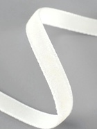 Лента бархатная, 6 мм, 18±1 м, молочная №04 - Фото 3