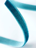 Лента бархатная, 6 мм, 18±1 м, зелёная №34 - Фото 3