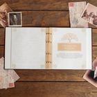 Родословная книга «Наша семья», с деревянным элементом, 84 страницы, 24.5 х 23 х 4 см - фото 7687605
