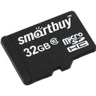 Карта памяти Smartbuy microSD, 32 Гб, SDHC, класс 10 - фото 2619278