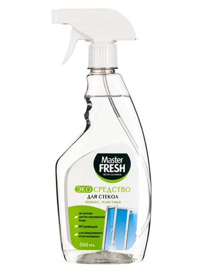 Экологичный спрей Master FRESH для стёкол, зеркал, пластика, 500 мл