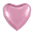 Шар фольгированный 19", сердце, мистик фламинго - фото 9200687