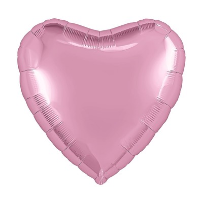 Шар фольгированный 19", сердце, мистик фламинго