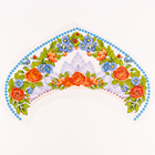Термотрансфер «Павлопосадский», красно-синие цветы, набор 10 шт. - фото 8837016