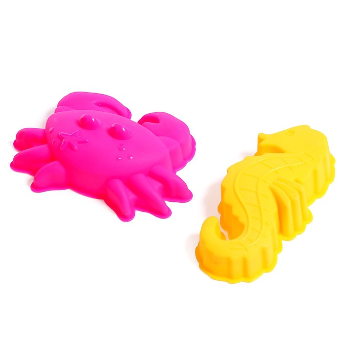 Песочный набор «Супергрузовик», 6 предметов, цвета МИКС 49294