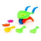 Песочный набор «Мини-тачка», 6 предметов, цвета МИКС - Фото 2