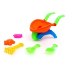 Песочный набор «Мини-тачка», 6 предметов, цвета МИКС - Фото 3