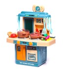 Игровой набор «Милая кухня» с аксессуарами, свет, звук, вода из крана, 39 предметов - фото 6394040