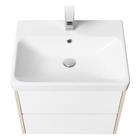 Тумба под раковину AQUATON Сканди 70 белая, дуб верона 1A251801SDB20 - Фото 2