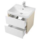 Тумба под раковину AQUATON Сканди 70 белая, дуб верона 1A251801SDB20 - Фото 3