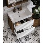 Тумба под раковину AQUATON Сканди 70 белая, дуб рустикальный 1A251801SDZ90 - Фото 4