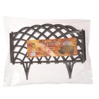 Ограждение декоративное, 34×270 см, 6 секций, пластик, коричневое, «Диадема» - Фото 11