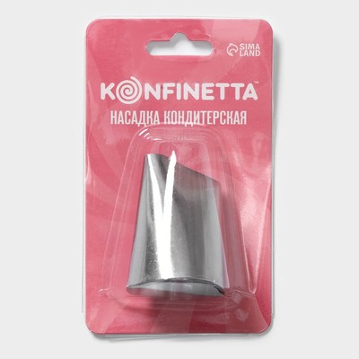 Насадка кондитерская KONFINETTA «Лепесток большой», d=3.4 см, выход d=3 см, нержавеющая сталь