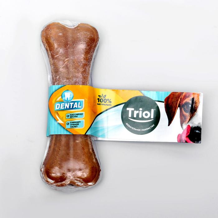 Косточка жевательная Triol DENTAL, 10 см, 30 г, 1 шт. - Фото 1