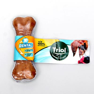 Косточка жевательная Triol DENTAL, 7.5 см, 20 г, 1 шт.