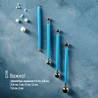 Набор для моделирования кондитерских украшений KONFINETTA, 4 шт., диаметры шариков 0.4 см, 0.6 см, 0.8 см, 1 см, 1.1 см, 1.3 см, 1.6 см, 2 см - Фото 6