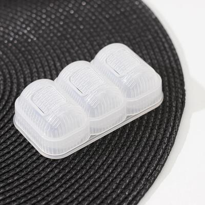 Форма для суши «Унаги», 10.5×6.5×3.5 см, 3 ячейки, пластик