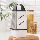 Тёрка с контейнером «Синтай», 13×13.5×24 см, ручка чёрная - Фото 2