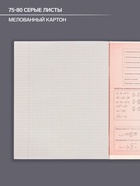 Предметная тетрадь по алгебре Calligrata. 3D, 48 листов, в клетку, со справочным материалом, обложка из мелованного картона - Фото 2