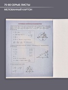 Предметная тетрадь по геометрии Calligrata. 3D, 48 листов, в клетку, со справочным материалом, обложка из мелованного картона - Фото 2