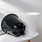 Кашпо для цветов со вставкой «Лея», 5 л, пластик, белое - Фото 3