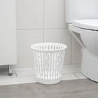 Корзина для мусора «Матрица», 9 л, белая - Фото 2