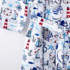 Халат вафельный мужской удлинённый «Этель. Капитан», размер 50-52 - Фото 7